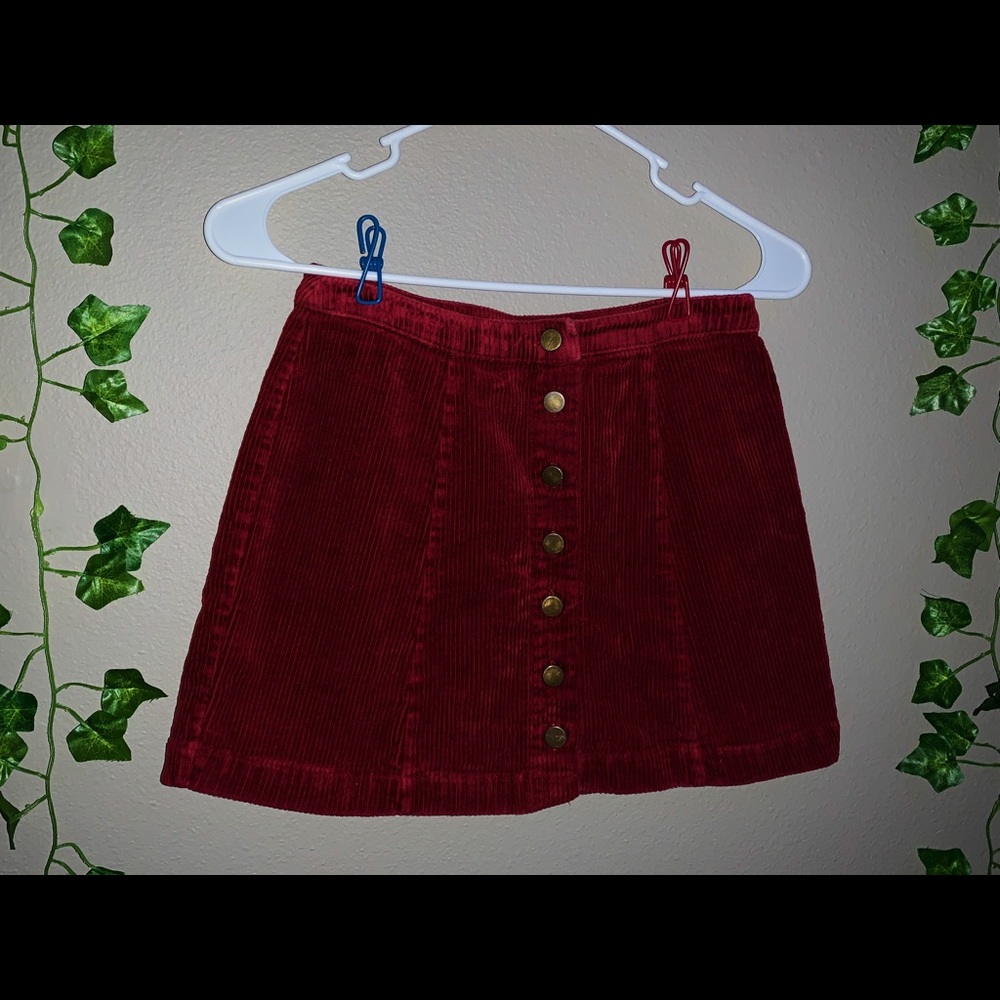 Corduroy skirt